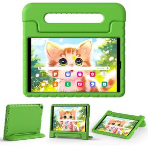Kids Case for Samsung Galaxy Tab A 10.1 (2019) Model SM-T510/T515, Light Weight Shockproof Kids-Friendly EVA Protective Cover with Convertible Stand Handle, Blue