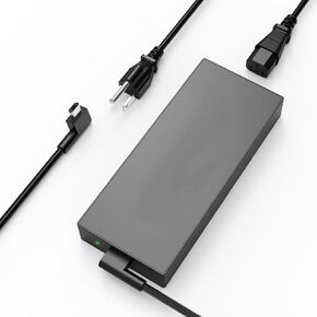 330W GaN Razer Power Adapter for Razer Blade 16 (RTX 4080, RTX 4090) Laptops and Razer Blade 18 (RTX 4080, RTX 4090) Laptops - Compact Design - Braided Cable