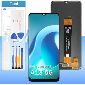 Yondista for Samsung Galaxy A13 5G LCD Display SM-A136U, SM-A136U1, SM-A136W, SM-A136DL Screen Replacement Touch Digitizer Replacement Assembly | 6.5'' LCD Display | Black | Tools Included