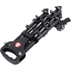 Photography Tripod Dolly, VX-600 Aluminium Alloy Foldable Tripod Dolly 3 Wheels Stand Pulley Base Universal Camera Photography Professional Tripod Pulley Base, Black