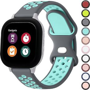Meliya Silicone Band Replacement for Gizmo Watch 3 2 1 Bands/Gabb Watch 3 2 1 Bands for Kids, 20mm Breathable Waterproof Sport Gizmo Watch Band Replacement Gabb Watch Bands for Boys and Girls