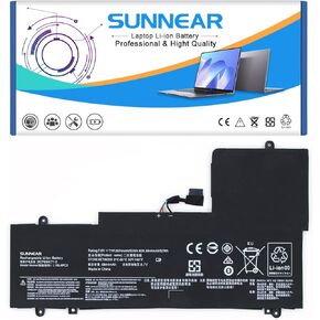 استبدال بطارية الكمبيوتر المحمول SUNNEAR L15L4PC2 لجهاز Lenovo Ideapad Yoga 710-14IKB 710-11 710-14ISK 710-15IKB 710-15ISK Series Notebook 5B10K90802 L15M4PC2 5B10K90778 7.6V 53Wh 6974mAh in Kuwait