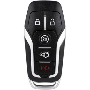 5 Button Self-Programmable Replacement for Proximity Smart Key Fob for 2016-2017 Ford Explorer,2015-2017 Edge Mustang,2013-2016 Lincoln MKZ，MKC,2016-2019 MKX，(FCC:M3N-A2C31243300 164-R7989) 1PCS