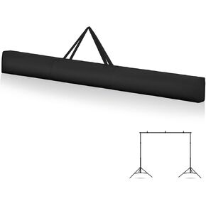8 ft Pipe and Drape Carry Bag Portable Backdrop Stand Bag Black Pipe Backdrop Carrying Bag Upright Bag Crossbar Bag Pole Bag for Backdrop Pipe and Drape Kits