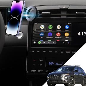 Hyundai Tucson Phone Mount Magnetic Tucson Phone Holder for 2024 Hyundai Tucson Accessories Tucson and Santa Cruz Phone Holder 2022-present Compatible for All Cell Phones in Kuwait