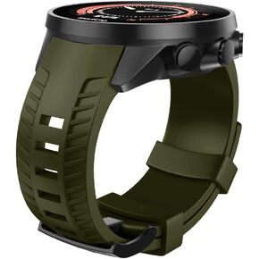 حزام ساعة سيليكون ناعم متوافق مع Suunto 9 Band من NotoCity لـ Suunto 9 GPS Baro حزام ساعة بديل رياضي للرجال والنساء
