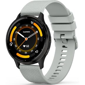 Amzpas لساعة Garmin Venu 3 45 مم، سوار ساعة سريع الإصدار 22 مم، حزام رياضي من السيليكون الناعم لساعة Garmin Venu 3 45 مم/Venu 2 45 مم/Vivoactive 4 45 مم الذكية