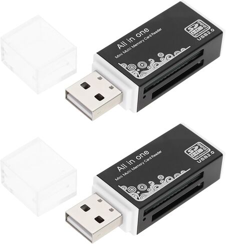 eMagTech 2 قطعة قارئ بطاقة SD إلى محول USB 4 في 1 لبطاقة MS Duo Pro M2 SDXC SDHC MMC RS-MMC Micro SDXC Micro SDHC وبطاقة TF in Kuwait