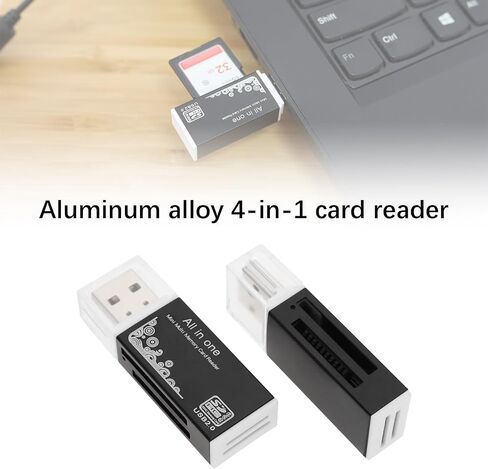 eMagTech 2 قطعة قارئ بطاقة SD إلى محول USB 4 في 1 لبطاقة MS Duo Pro M2 SDXC SDHC MMC RS-MMC Micro SDXC Micro SDHC وبطاقة TF in Kuwait