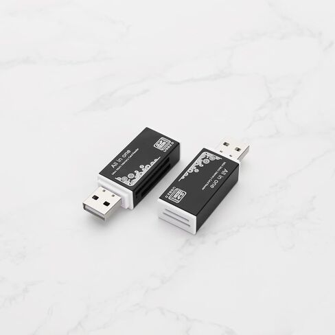 eMagTech 2 قطعة قارئ بطاقة SD إلى محول USB 4 في 1 لبطاقة MS Duo Pro M2 SDXC SDHC MMC RS-MMC Micro SDXC Micro SDHC وبطاقة TF in Kuwait
