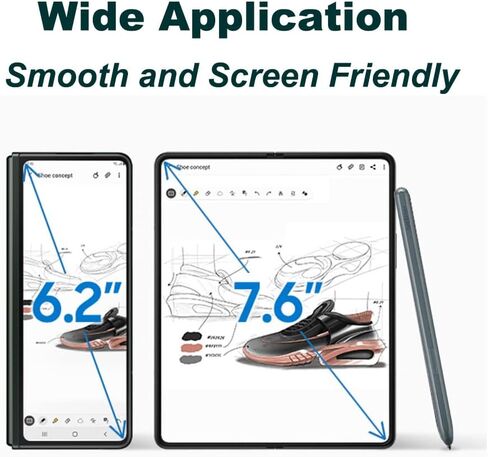Galaxy Z Fold 4 S Pen Replacemen for Samsung Galaxy Z Fold 4 5G Fold Edition S Pen Fold 4 Stylus Pen + Tips/Nibs & Tweezer (Green) EF- FF92PCBEGUS in Kuwait