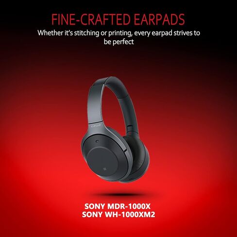 استبدال وسائد الأذن Krone Kalpasmos لجهاز Sony WH-1000XM2، أغطية سماعات الرأس الاحترافية المتوافقة مع Sony MDR-1000X، وسائد الأذن مع جلد بروتين أكثر نعومة وإسفنج الذاكرة عالي الكثافة in Saudi Arabia
