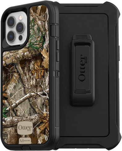 OtterBox DEFENDER SERIES SCREENLESS Case Case for iPhone 12 Pro Max - BLACK in Saudi Arabia