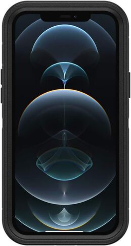 OtterBox DEFENDER SERIES SCREENLESS Case Case for iPhone 12 Pro Max - BLACK in Saudi Arabia