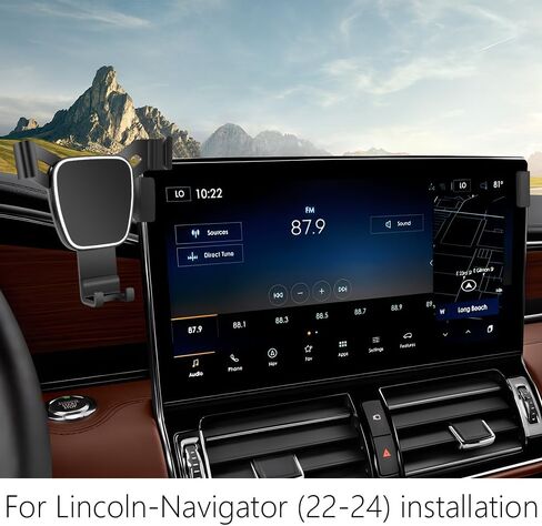 Car Phone Holder for Lincoln Navigator 2022 2023 2024 Auto Accessories Navigation Bracket Interior Decoration Screen dash board Mobile Cell Phone Mount case in Saudi Arabia