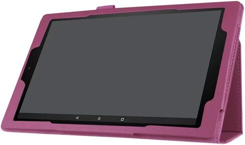 غطاء كمبيوتر لوحي لجهاز Amazon Kindle Fire HD10 الجيل السابع والتاسع (إصدار 2017/2019)، حافظة جلدية خفيفة الوزن بحامل قابل للطي رفيع للغاية لجهاز Kindle Fire HD 10 الجيل السابع والتاسع 10.1 بوصة (أرجواني) in Kuwait