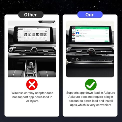 Magic Carplay Ai Box 2.0 Max، CarPlay AI Box يدعم بطاقة Netflix/YouTube/Hulu/Tiktok/TF وما إلى ذلك، Qualcomm Multi-Core Wireless Carplay ومحول Android Auto لسيارات Carplay السلكية OEM in Saudi Arabia