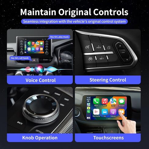 Magic Carplay Ai Box 2.0 Max، CarPlay AI Box يدعم بطاقة Netflix/YouTube/Hulu/Tiktok/TF وما إلى ذلك، Qualcomm Multi-Core Wireless Carplay ومحول Android Auto لسيارات Carplay السلكية OEM in Saudi Arabia