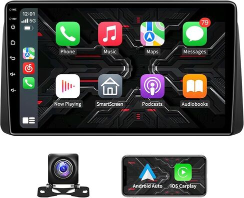 [4G+32G] راديو ستيريو للسيارة 5G WiFi لسيارة Dodge Grand Caravan 2011-2020 Chrysler Town & Country 2012-2016 - شاشة لمس 9 بوصة Android 13 Headunit - CarPlay اللاسلكي وAndroid Auto GPS FM RDS SWC in Kuwait