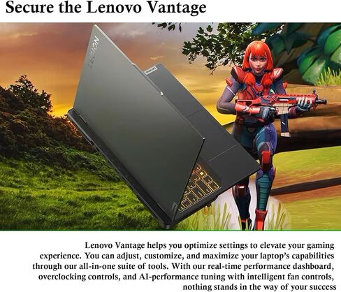 Lenovo Legion Pro 5 Gen 8 Gaming Laptop, 16" WQXGA 165Hz Screen, AMD Ryzen 7 7745HX Processor, NVIDIA GeForce RTX 4070, 64GB DDR5 RAM, 2TB SSD, RGB Backlit KB, Wi-Fi 6, Windows 11 Home, Onyx Grey in Saudi Arabia