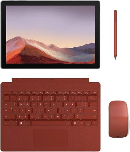 Microsoft Surface Pro 7 شاشة لمس 12.3 بوصة i7-1065G7 16 جيجابايت رام 256 جيجابايت SSD بلاتينيوم (متجدد) in Saudi Arabia