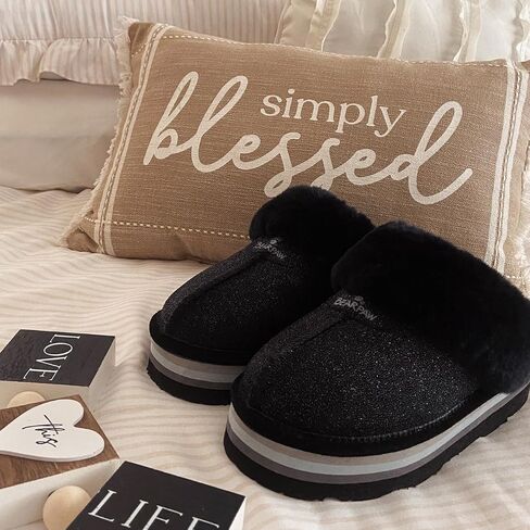 BEARPAW المرأة الرجعية لوكي متعددة الألوان | شباشب نسائية | أحذية نسائية | مريحة وخفيفة الوزن in Kuwait