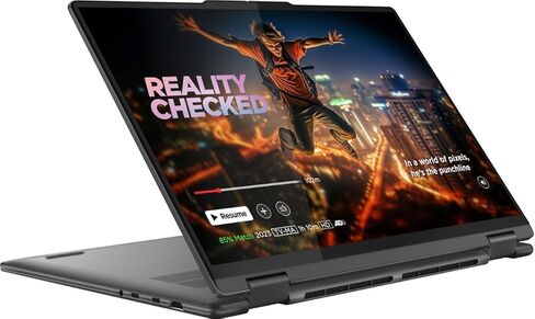 Lenovo 2024 Laptop | Yoga 7 2-in-1 | 16" 1920 x 1200 Touch IPS | Intel-12 Core Ultra 7 155U | 16GB LPDDR5 | 2TB SSD | Windows 11 Pro | Wi-Fi 6E - Backlit Keyboard - FHD IR Camera - Storm Grey in Saudi Arabia