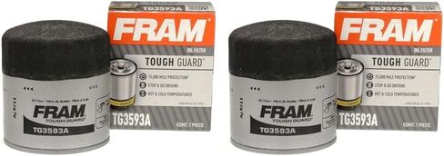 FRAM Tough Guard Replacement Oil Filter TG3593A, Designed for Interval Full-Flow Changes Lasting Up to 15K Miles in Saudi Arabia