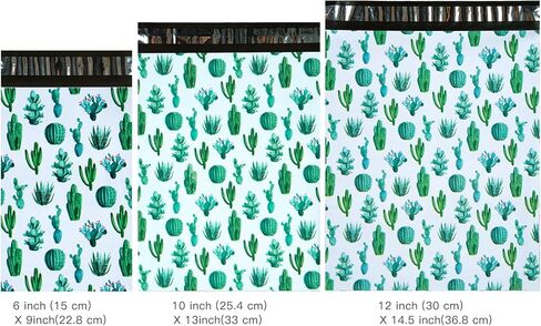 RUSPEPA Poly Mailers Shipping Bags Spring Flower Design 2.3 and 3 Mil Heavy Duty Self Seal Mailing Envelopes - 30 Pack - 6 x 9, 10 x 13, 12 x 14.5 Inches in Saudi Arabia