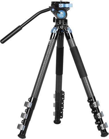 SIRUI Tripod for Camera, Lanscape Carbon Fiber Tripod with Flip Lock Legs, Compact Travel Tripod for DSLR Camera Camcorder, Max Load 18kg, L-324F in Saudi Arabia