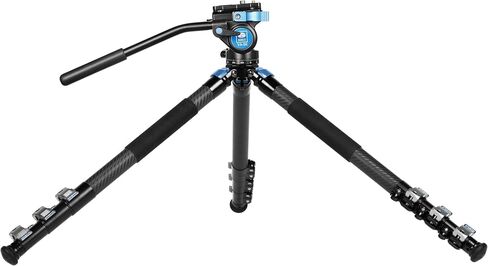 SIRUI Tripod for Camera, Lanscape Carbon Fiber Tripod with Flip Lock Legs, Compact Travel Tripod for DSLR Camera Camcorder, Max Load 18kg, L-324F in Saudi Arabia