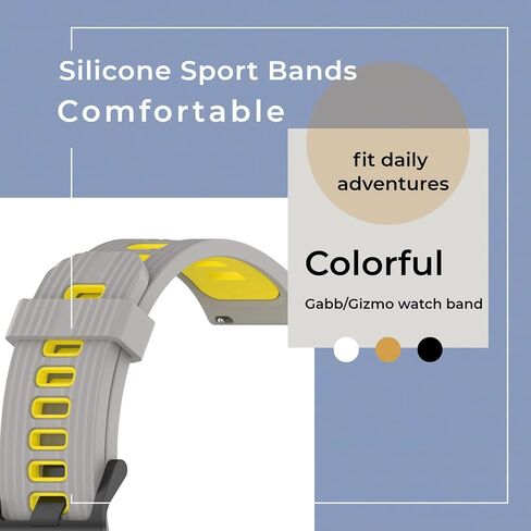3 Pack Silicone Watch Bands Compatible with Gizmo watch 3 2 1/Gabb Watch 3 2 1/SyncUP,Sport Watch Band, Soft Breathable Smartwatch Band in Kuwait