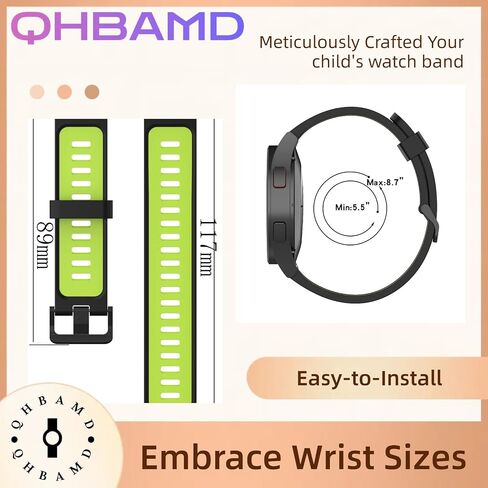 3 Pack Silicone Watch Bands Compatible with Gizmo watch 3 2 1/Gabb Watch 3 2 1/SyncUP,Sport Watch Band, Soft Breathable Smartwatch Band in Kuwait