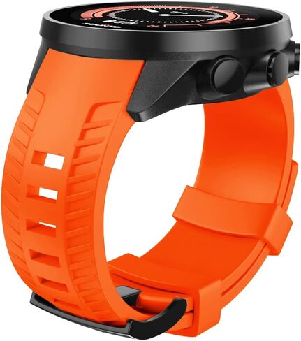 حزام ساعة سيليكون ناعم متوافق مع Suunto 9 Band من NotoCity لـ Suunto 9 GPS Baro حزام ساعة بديل رياضي للرجال والنساء in Kuwait