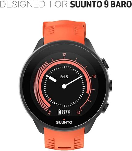 حزام ساعة سيليكون ناعم متوافق مع Suunto 9 Band من NotoCity لـ Suunto 9 GPS Baro حزام ساعة بديل رياضي للرجال والنساء in Kuwait