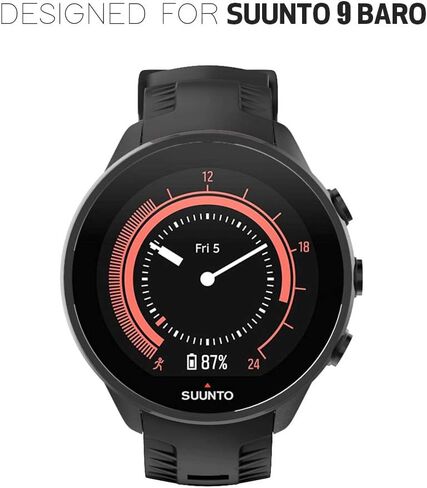 حزام ساعة سيليكون ناعم متوافق مع Suunto 9 Band من NotoCity لـ Suunto 9 GPS Baro حزام ساعة بديل رياضي للرجال والنساء in Kuwait