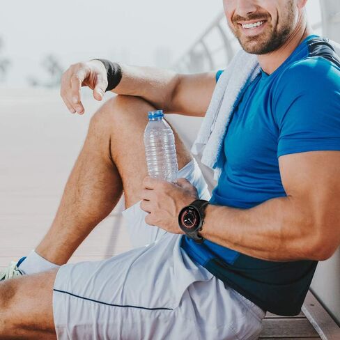حزام ساعة سيليكون ناعم متوافق مع Suunto 9 Band من NotoCity لـ Suunto 9 GPS Baro حزام ساعة بديل رياضي للرجال والنساء in Kuwait