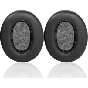 WH-XB910N Replacement Ear Pads,Ear Pads Replacement for Sony WH-XB910 XB910N Extra Bass Noise Cancelling Headphone,Also FitsSony WHXB910N Wireless Headset,Noise Isolation Foam Soft Leather-Black