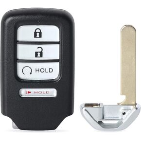 KR5V2X Kelyess Entry Smart Remote Key Fob Replacement for Honda Ridgeline RTL/RTS/Sport 2017 2018 2019 A2C97488400 PN:72147-T6Z-A11 433MHz 4Buttons