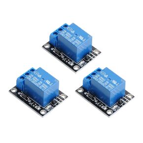 وحدة مرحل 5 فولت، 1 قناة، مفتاح مرحل، لوحة مرحل لوحدة التحكم الدقيقة، لـ Arduino ARM PIC AVR MCU (عبوة من 3 قطع)