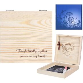 Miscarriage Memory Box, Sympathy Gift Baskets for Parents, Miscarriage Gifts for Parents Mothers, Loss of Baby Sympathy Gifts for Woman, Baby Angel Memorial Box
