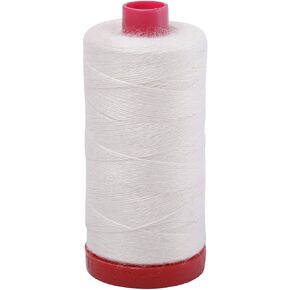 Aurifil Lana Wool Thread 8024 12wt 383yd White