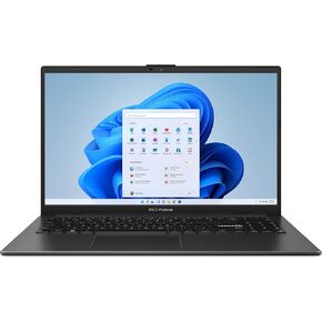 ASUS Vivobook Go 15.6" Slim Laptop, AMD Ryzen 5 7520U, 8GB, 512GB, Windows 11 Home, Cool Silver, Military Grade Durability, Fast Charging, Webcam Shield, E1504FA-AS54 in Saudi Arabia