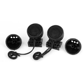 uxcell Black Shell Car Audio System 300W 102dB Dome Tweeters 2 Pcs