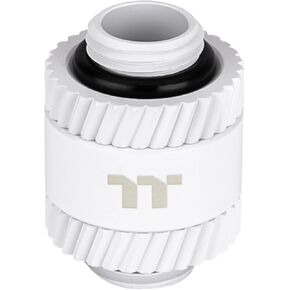 Thermaltake Pacific SF Male to Male 20mm Extender White/DIY LCS/Fittings CL-W390-CU00WT-A
