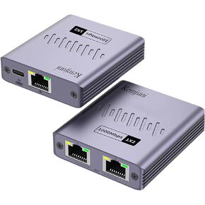 Ethernet Splitter 1 to 2 High Speed 1000Mbps, Gigabit Ethernet Splitter, LAN Splitter with USB Power Cable, RJ45 Splitter for Cat5/5e/6/7/8 Cable(2 Devices Simultaneously Networking) Router Switch