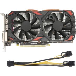 Yosoo RX 580 Graphics Card Computer Graphic Card, 8GB GDDR5 256bit Gaming Graphics Card 2 Cooling Fans 16 PCI Express 3.0 Gaming Graphics Card for Home Office, Gaming GPU Graphics Card