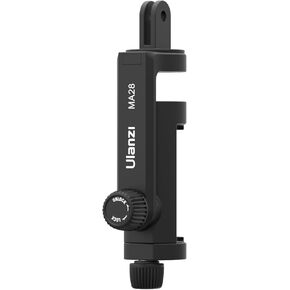 Phone Clamp Holder for Gopro Adapter -UALNZI MA28 Action Camera Adapter Cold Shoe Phone Mount Compatible with Gopro DJI Tripod/Selfie Stick/Handle/Accessoies Mount Adapter