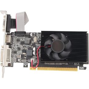 Goshyda GT210 Graphic Card, 1G DDR3 64 Bit 589MHz Desktop Video Card, HD Multimedia Interface, VGA, DVI, PCIE 2.0 x16, DirectX 10.1