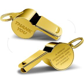 Whistles With Lanyard, Coach Whistle, Football Gifts, Soccer Hockey Basketball Volleyball Baseball Coach Gifts for Men Women Teacher, Thank You Cheer Coach Gift, Amazing Coach Difficult to Part With